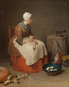 キッチンメイド 作： Jean Baptiste Simeon Chardin