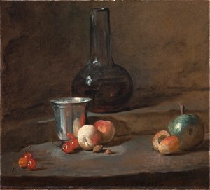 銀のゴブレット 作： Jean Baptiste Simeon Chardin