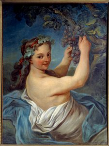 バッカンテ ジャン・シモン・ベルトレミー（1743-1811）の絵画 19世紀 ラオン、ボザール美術館 作： Jean Simon Berthelemy
