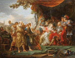 フランス語  Les Bourgeois de Calais カレーのブルジョワたち 作： ジャン=シモン・ベルテルミー