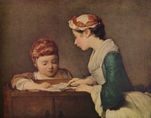 若い統治、c1735-1736 作： Jean Baptiste Simeon Chardin