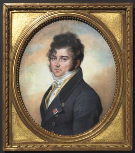 男の肖像c。 1810年。