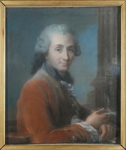 建築家ジャック・ゴンドゥアン・ド・フォルヴィルの肖像、1737～1818年頃。 1780年。
