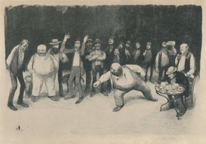 コルク奏者、1919年 作： Jean Veber