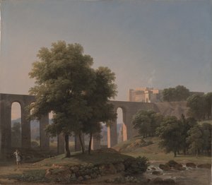 要塞近くの水道橋、1807 作： Jean Victor Bertin