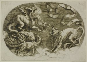 ライオン、ドラゴン、フォックス 作： Jean de Gourmont