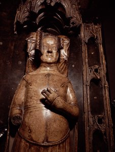 エノーのフィリッパの作品（アラバスター） 作： Jean de Liege