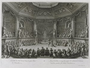 1668 年 7 月 18 日、ベルサイユの王室の豪華な娯楽 作： Jean le Pautre