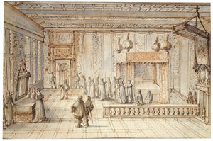 ヴェルサイユ宮殿のルイ14世の部屋」1654年