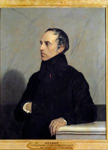 フランソワ・ピエール・ギヨーム・ギゾー（1787-1874）大臣・歴史家の肖像 Jehan Vibert（1840-1902）による絵画、油彩・キャンバス