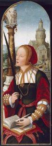 セントバーバラ、1520年頃 作： Jean the Elder Bellegambe