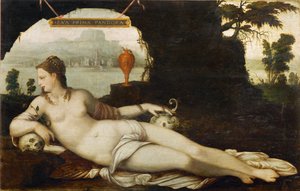 エヴァ・プリマ・パンドラ 1550年頃 木に描かれた絵