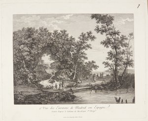 マドリッド周辺の景色 (2e Vue des Environs de Madrid en Espagne) 作： Jeanne Deny