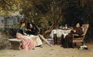 叱責、1874。 作： Jehan Georges Vibert