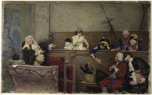 ピエロの試練 作： Jehan Georges Vibert