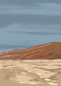 静謐な砂漠の風景 作： Jenna Alheit