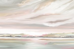 穏やかなパステル調の風景