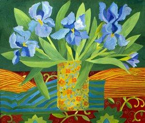 アイリス 2014年（キャンバスにアクリル画）