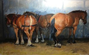 馬-重い馬-チャーツィーショー、2012 作： Jennifer Wright