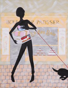Boulangier Patissier、2009（キャンバスにアクリル） 作： Jenny Barnard