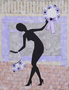 Cailloux Bleu、2009（キャンバスにアクリル）