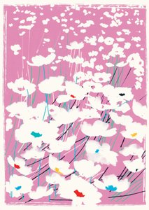 ピンクの草原 作： Jenny Frean