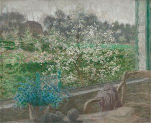 私の窓 1910年頃（キャンバスに油彩） 作： Jenny Montigny