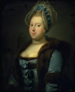 キャロライン・マチルド、クリスチャン7世の女王 作： Jens Juel