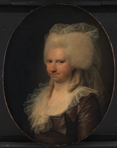 シャーロット・ソフィー・ゲルナー、旧姓ラッシュ、ヘンリック・ゲルナーの妻 作： Jens Juel