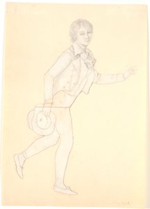 走る少年 作： Jens Juel