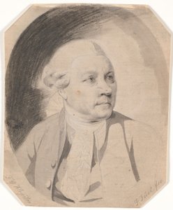詩人 F.G. の肖像 クロップシュトック (1724-1803) 作： Jens Juel
