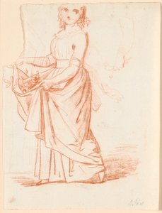 ピンゲル総領事の娘たちの絵画のための習作 作： Jens Juel