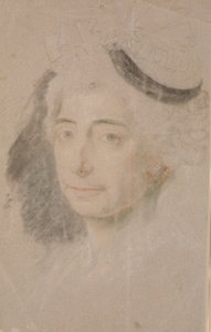 マルグレーテ・エリザベス・スタンペ夫人の肖像画の習作 作： Jens Juel