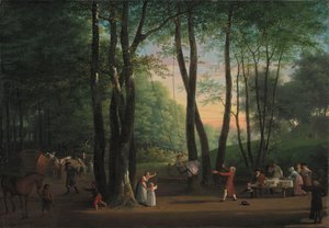 コペンハーゲンの北、ソルゲンフリの踊る空き地 作： Jens Juel