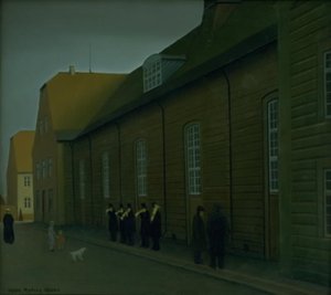 モラヴィアの兄弟たちの間で死を発表するために演奏する 作： Jeppe Madsen Ohlsen
