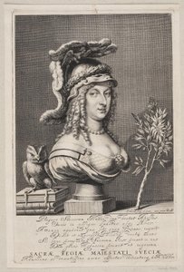 スウェーデンのクリスティーナ女王 作： Jeremias Falck