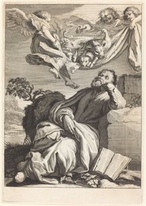 聖ペテロの夢 作： Jeremias Falck after Johann Liss