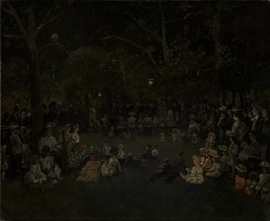 マディソンスクエアコンサート、1923年頃 作： Jerome Myers