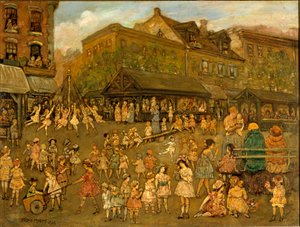 喜びのフィールド、1920年。 作： Jerome Myers