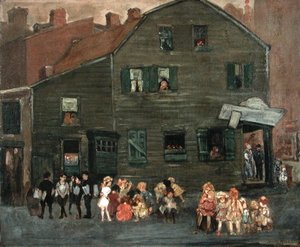 The Old House, c.1910 （油彩・キャンバス 作： Jerome Myers