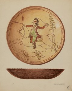 Pa. ドイツのパイ皿、c. 1937年。 作： Jessica Price