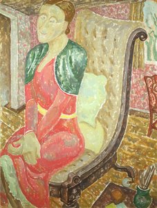 キャサリーナ・ドーソン・ジャイルズの肖像（1878-1955）、1930年頃 作： Jessica Stewart Dismorr