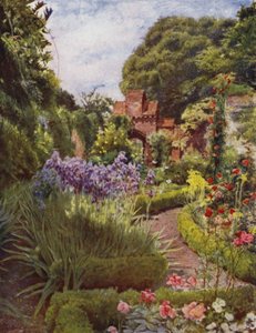 Fulham, Walled GardenとGroundの間のゲートウェイ（カラーリトグラフ 作： Jessie MacGregor