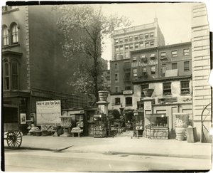 ブロードウェイと5番街の間の28丁目、1905-18年頃（ゼラチンシルバー写真 作： Jessie Tarbox Beals