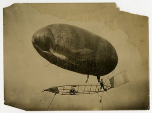 飛行船 "カリフォルニア・アロー" 作： Jessie Tarbox Beals