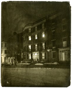 米国マサチューセッツ州ボストン、ビーコン・ストリート、1902-10年頃（ゼラチンシルバー写真