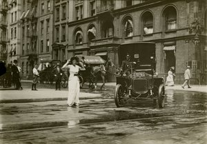 仕事中のビール、1905〜40年頃 作： Jessie Tarbox Beals
