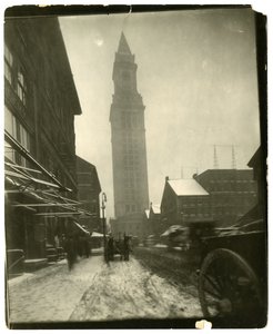 カスタムハウス、ボストン、アメリカ、1902-10年頃（ゼラチンシルバー写真 作： Jessie Tarbox Beals