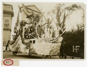 歴史的パレードのフロート No.47 Welcome to Lafayette 作： Jessie Tarbox Beals