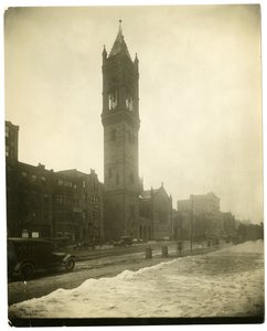 米国マサチューセッツ州ボストン、オールド・サウス・チャーチ、1902-10年頃（ゼラチンシルバー写真